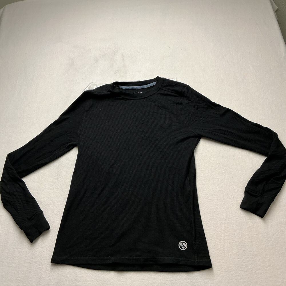 Climatesmart Climate Core Men’s Base Layer Top Black Long Sleeve Sz M , 4059
